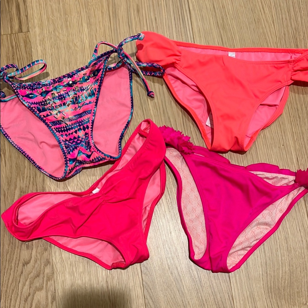 Victoria's Secret Pink and Orange Bikini Set